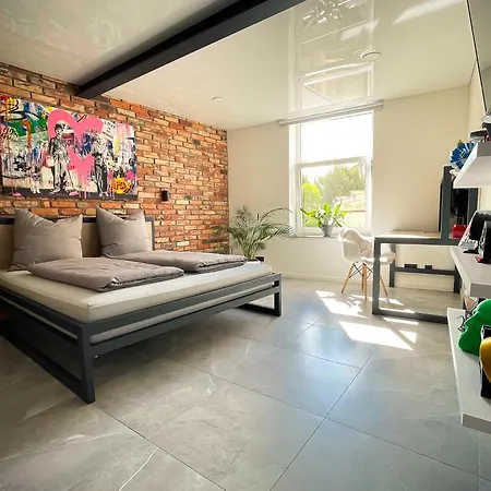 Design Loft Herford - Parkplatz, Wlan, Netflix, Heimkino Exterior photo